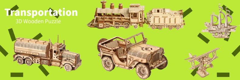 3D Holzbaukasten Spieluhr Bausatz für Kinder und Erwachsene