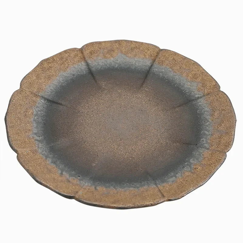 Japanische Steinzeug Tasse mit Keramik Untersetzer und Isolierung