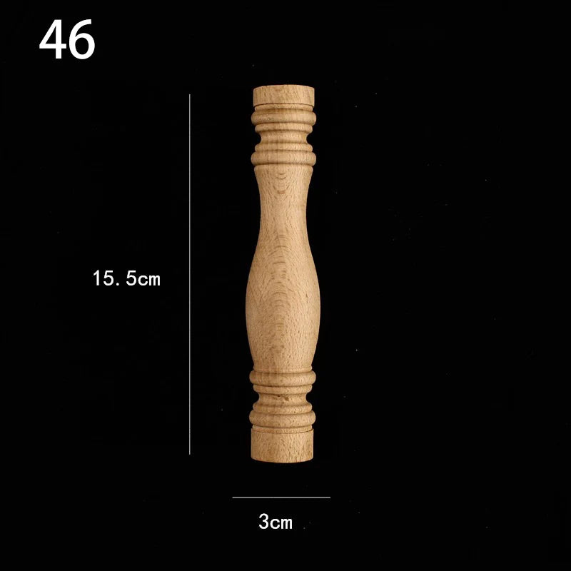 Holzapplikation Spindel Säule Dekoration für Möbel und Heim