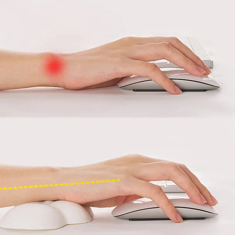 Ergonomisches Mauspad mit rutschfester Handballenauflage für Büro und Gaming