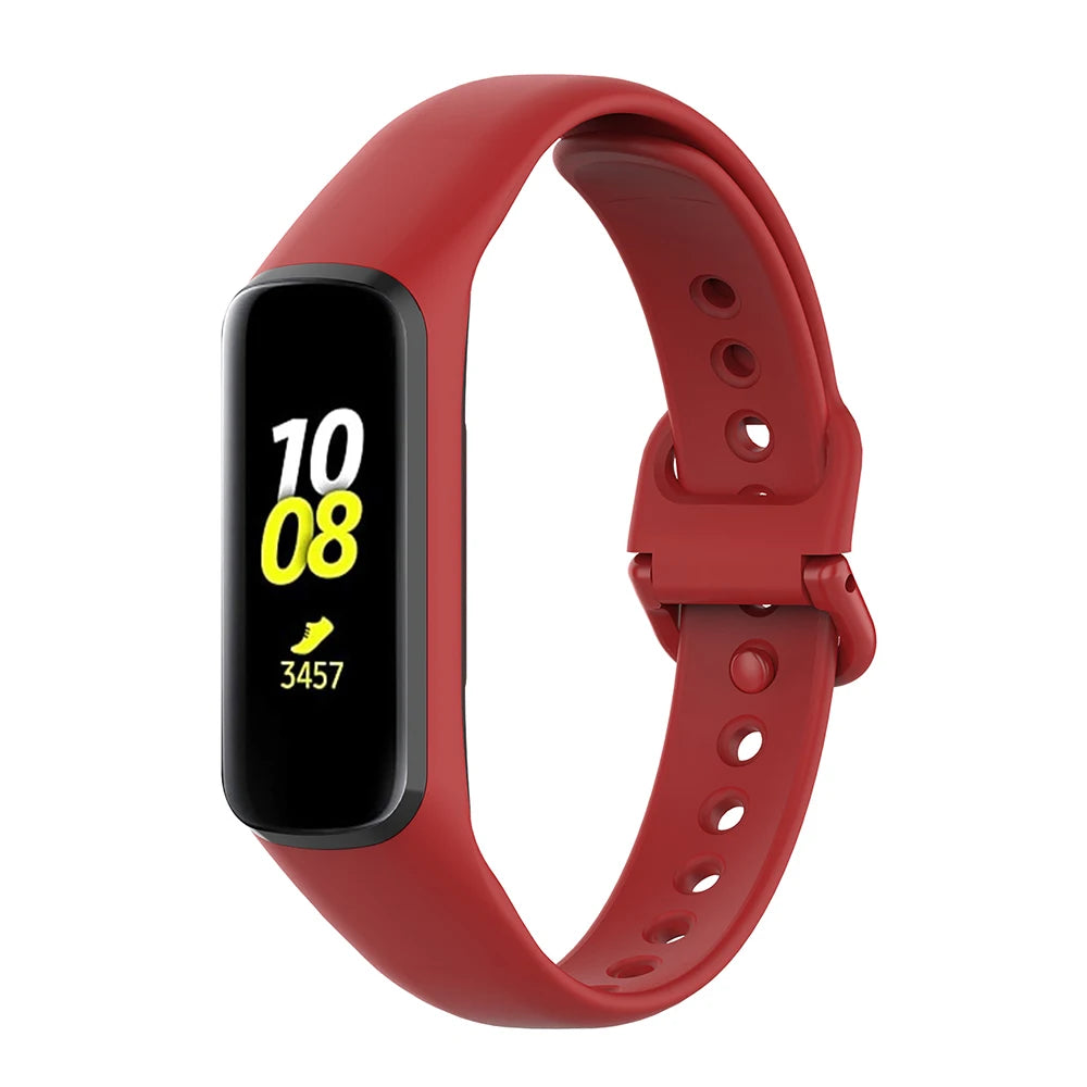 Silikonarmband 21 cm Unisex für Samsung Galaxy Fit 2 Ersatzarmband