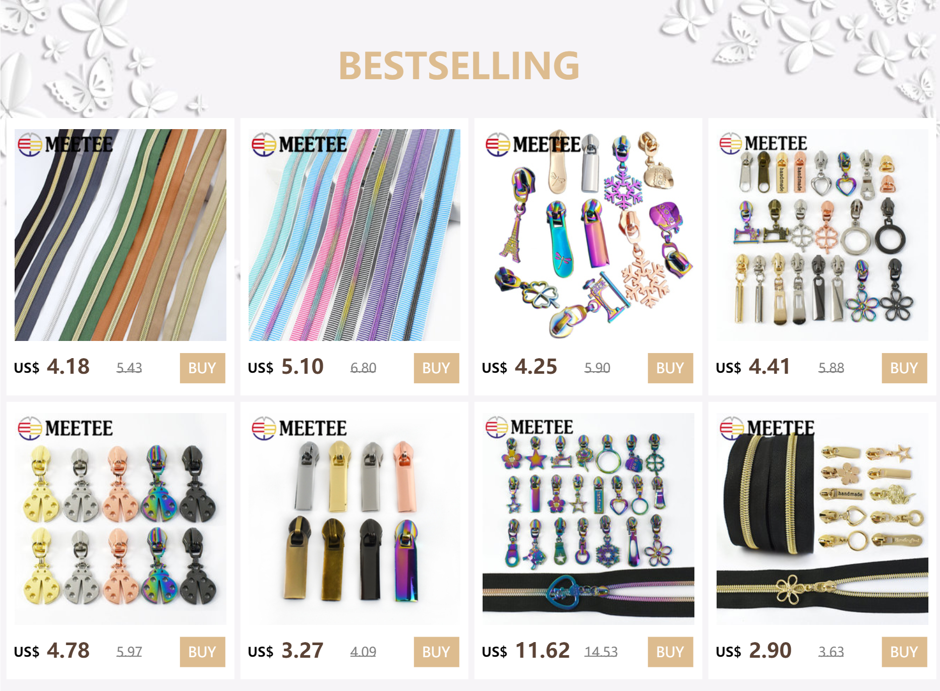 20 Stück Reißverschlussschieber No3 No5 Nylon für Reparatur und DIY-Yabubest - Home & More