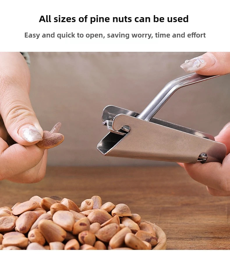 Praktischer Nuss Schäler aus Edelstahl für Zuhause