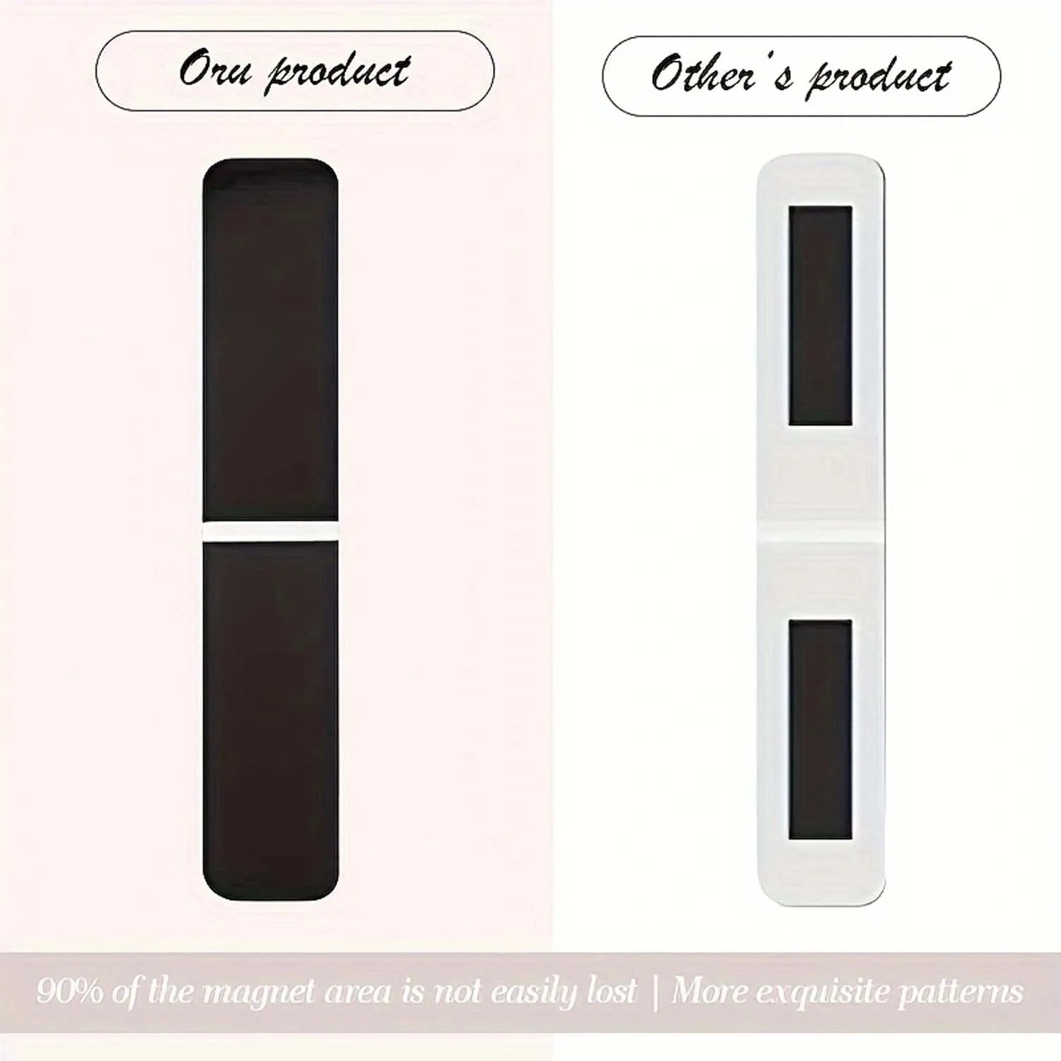 Magnetisches Lesezeichen Set mit künstlerischer Tintenillustration