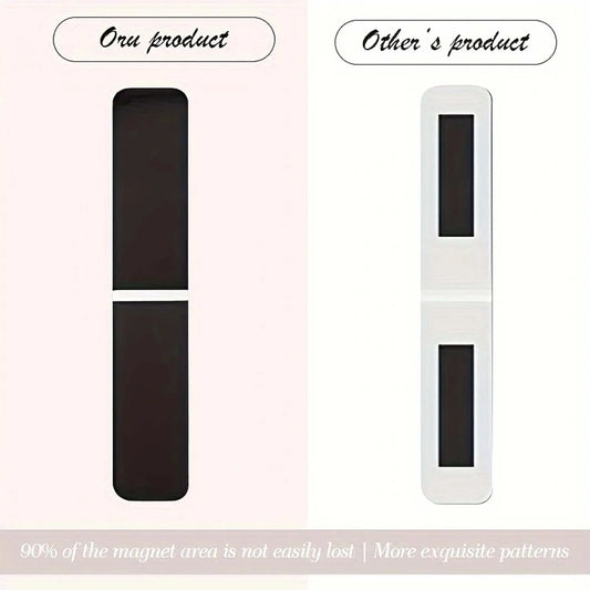 Magnetisches Lesezeichen Set mit künstlerischer Tintenillustration