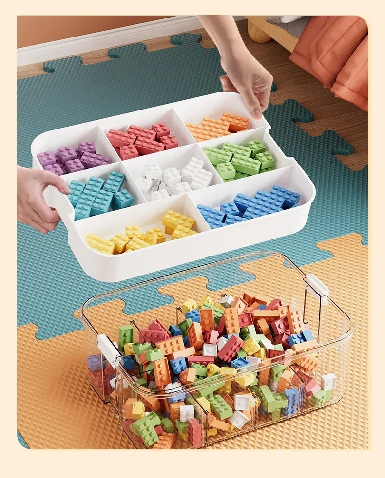 Kunststoff Aufbewahrungsbox für Spielzeug und Bausteine-Yabubest - Home & More