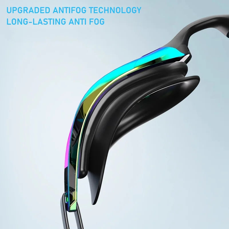 Anti-Fog Schwimmbrille aus Polycarbonat mit verstellbarem Silikonband