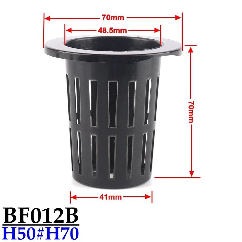 10 Stück Hydrokultur Pflanzkörbe aus Kunststoff für Gewächshaus und Gemüse