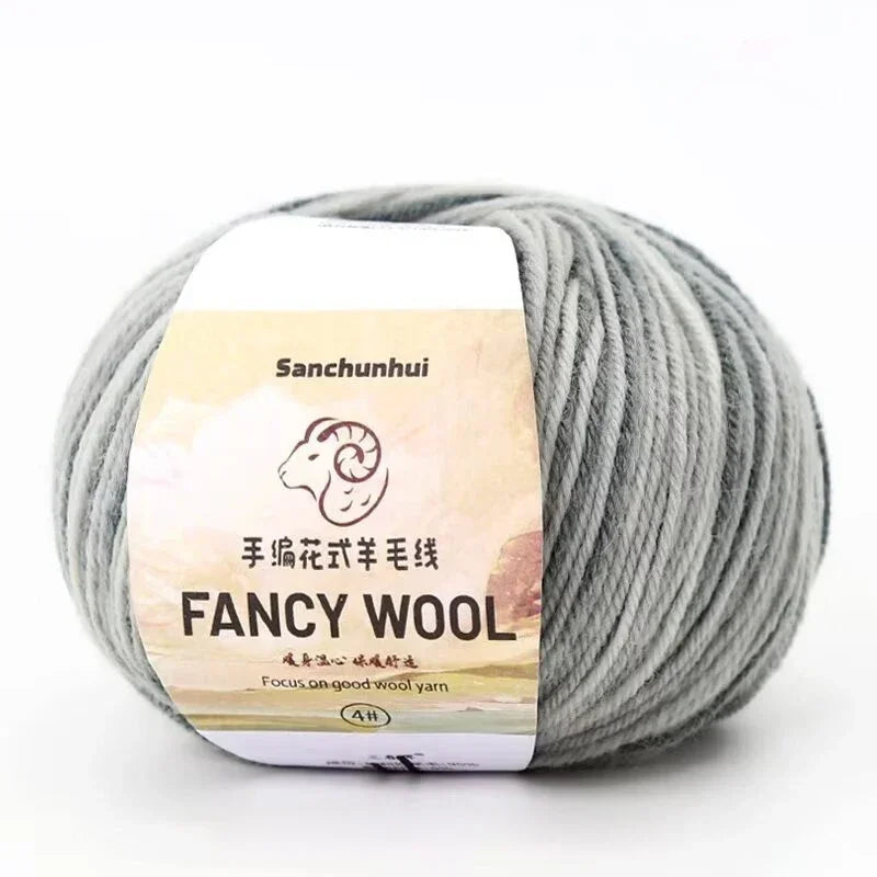 50g Farbverlauf Wolle Acryl Mischgarn zum Stricken Häkeln DIY Schals