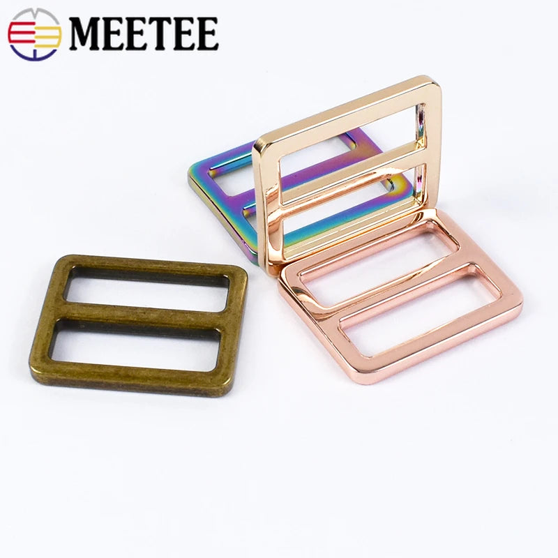 Metallschnallen 20-50 mm Set 5 oder 10 Stück Tri Glide Ring Gurtband Verschluss