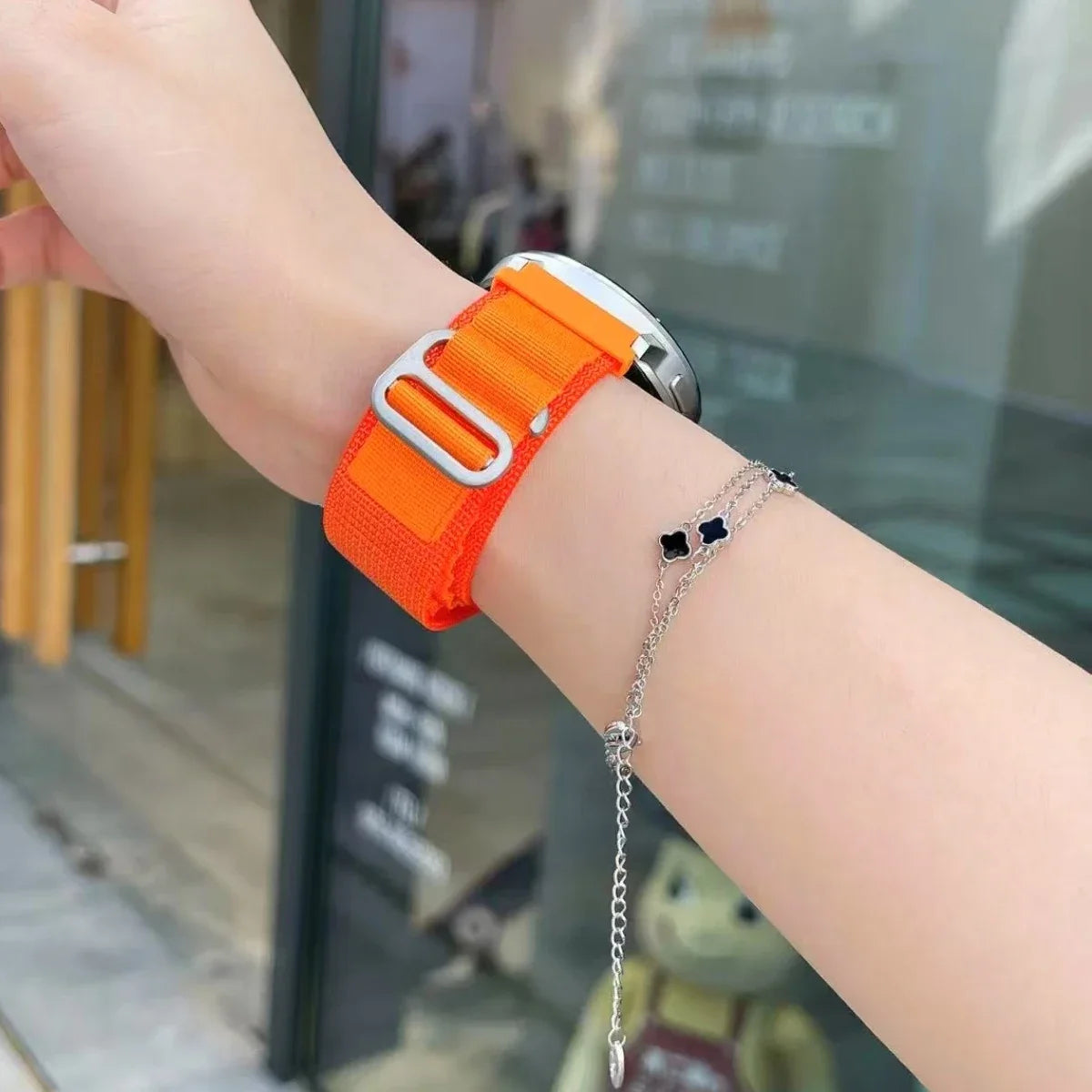 Elastisches Nylon Uhrenarmband kompatibel mit Xiaomi Redmi Uhr-Yabubestshop