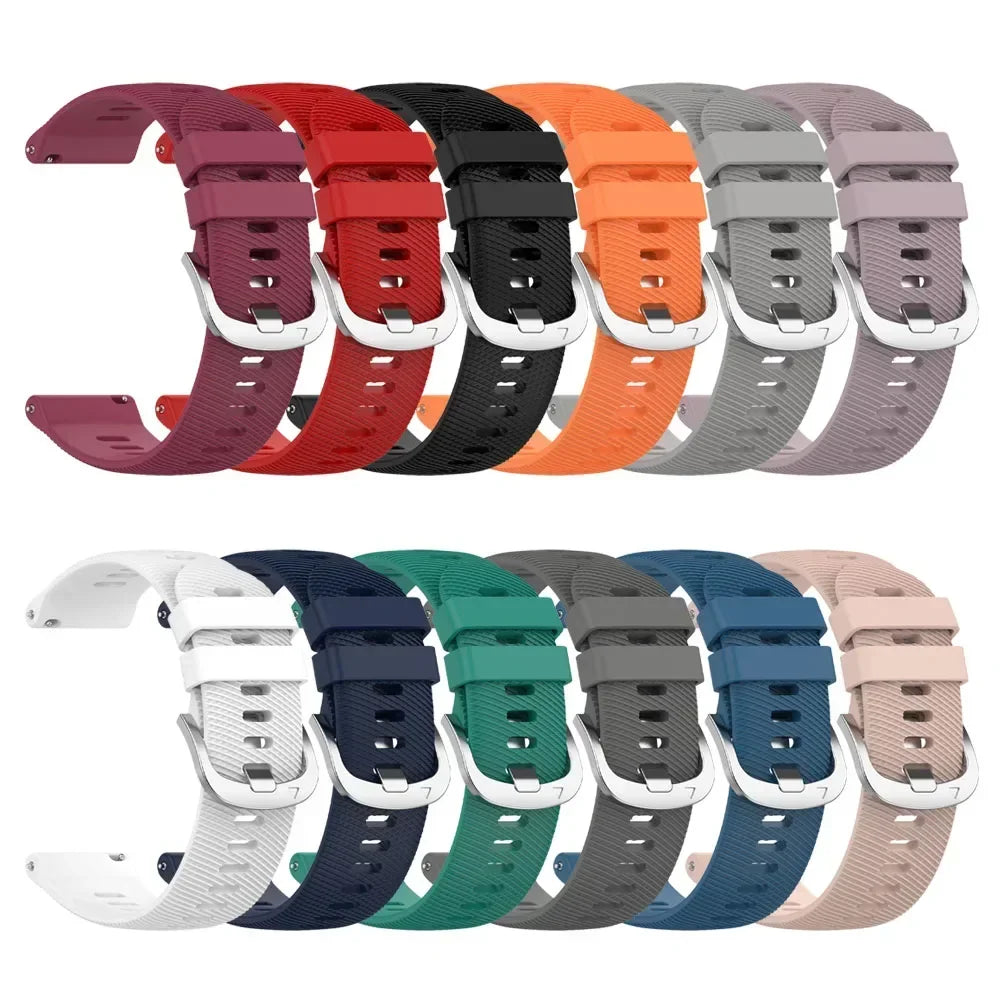 Sportliches Silikon-Uhrarmband 20/22mm – Komfort - Robustheit für Suunto Modelle