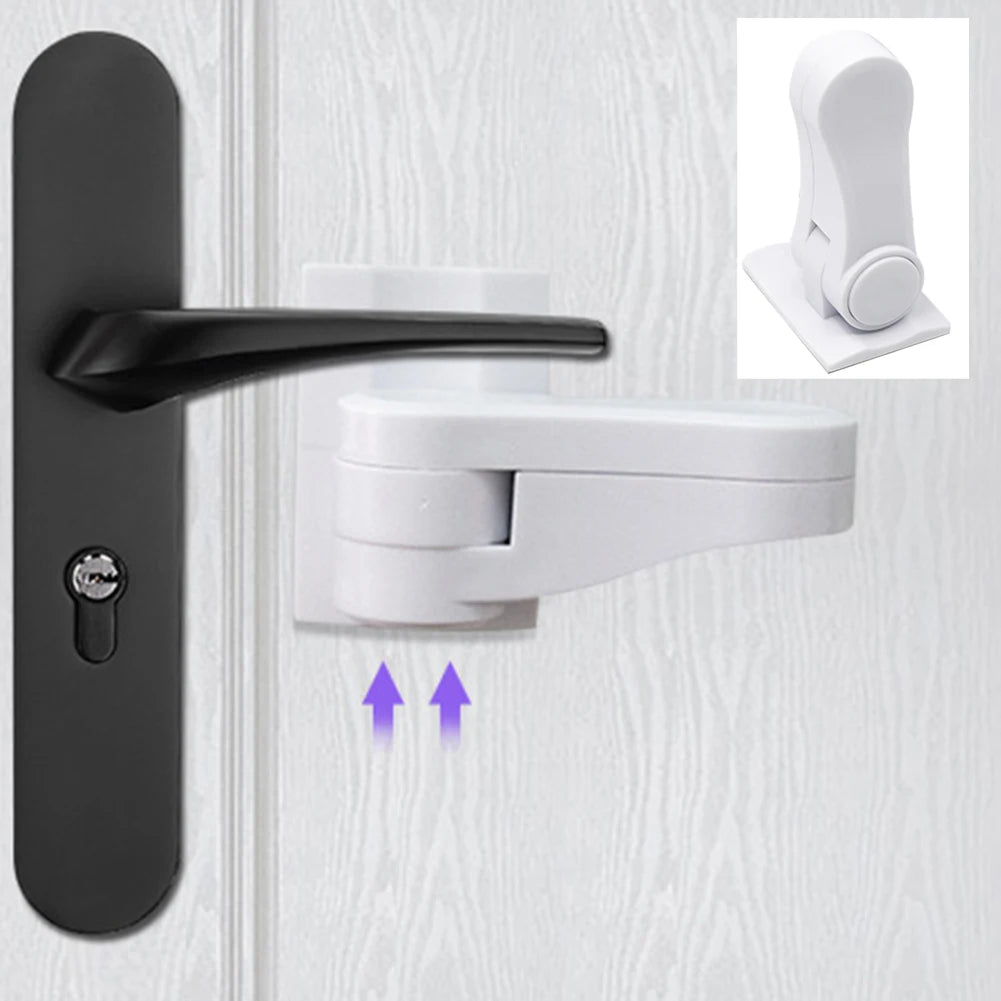 Universal Baby Kind Tür Hebel Schloss Klebstoff Sicherheit Rotation Schutz