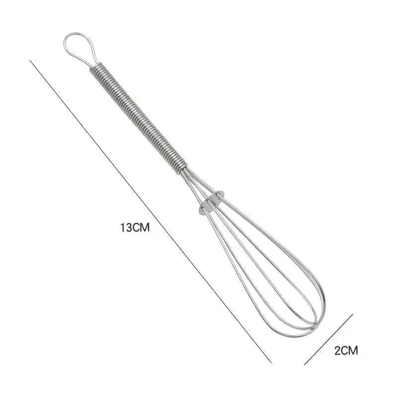Edelstahl Mini Schneebesen Handmixer für effizientes Rühren in der Küche