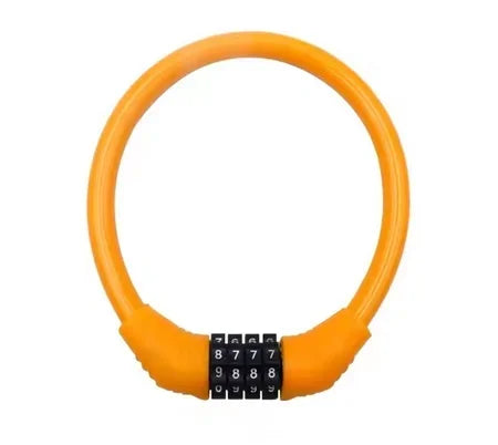 Tragbares Fahrradschloss mit 4-stelliger Zahlenkombination für sicheres Parken