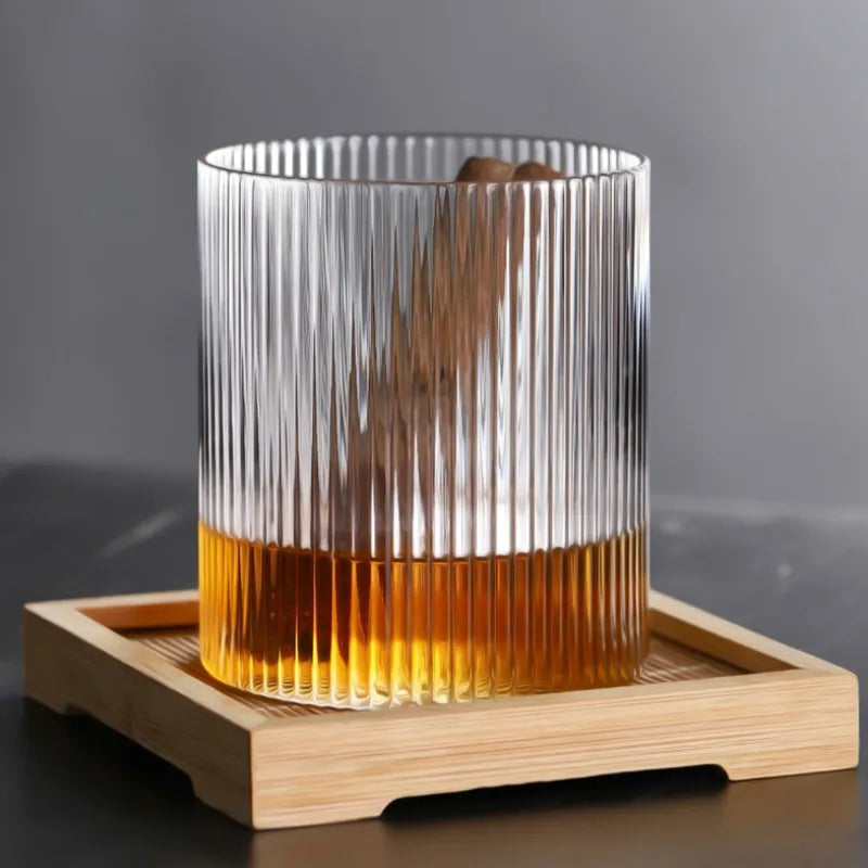 300ML Kaffeetasse Japanische Gestreifte Glas Tasse Transparent Kreativ-Yabubest - Home & More