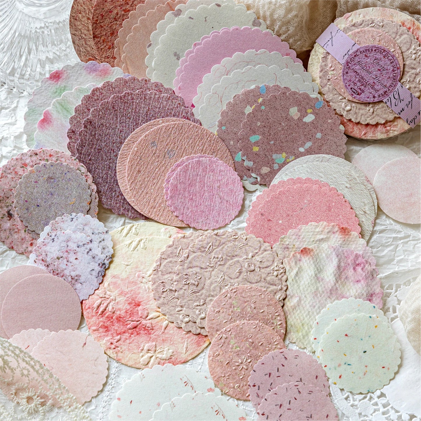 Vintage Bastelpapier Set für Kawaii Kunst Junk Journal Dekoration