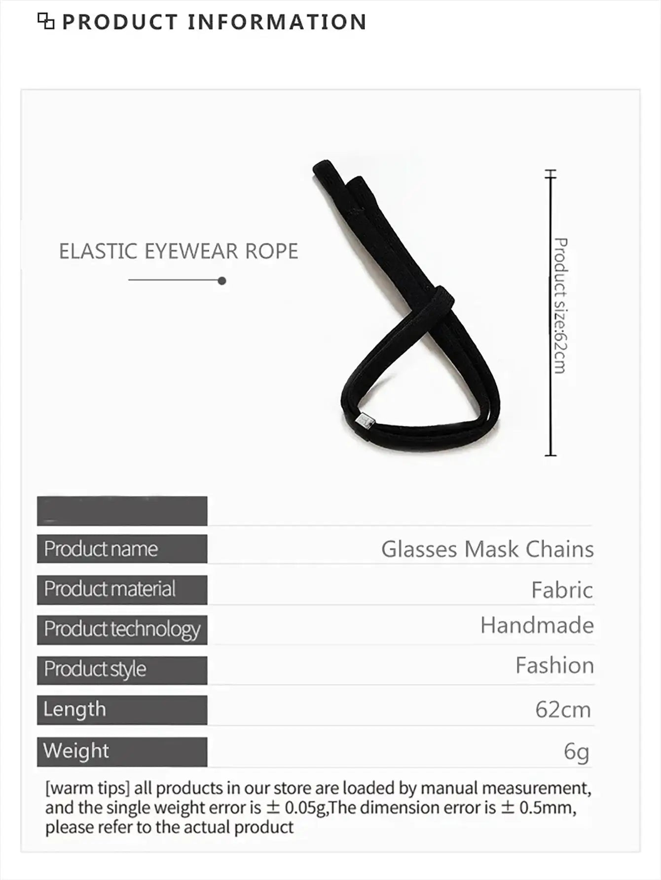 Verstellbares Halsband Brillenband passend für Sport Sonnenbrillen Herren Damen