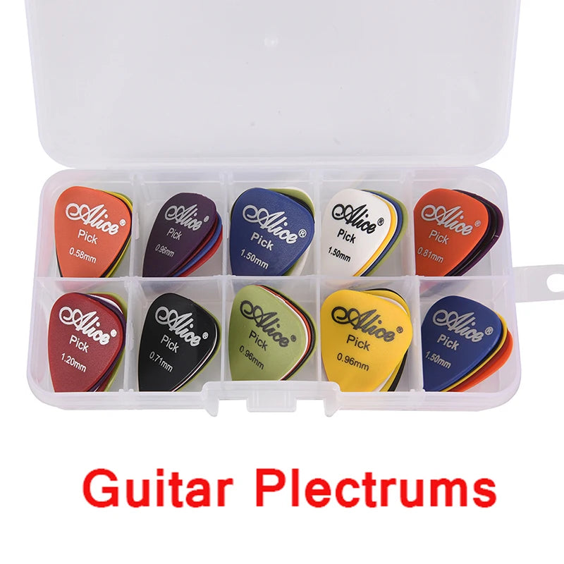ABS-Gitarrenplektren mattiert verschiedene Stärken für akustische Gitarren