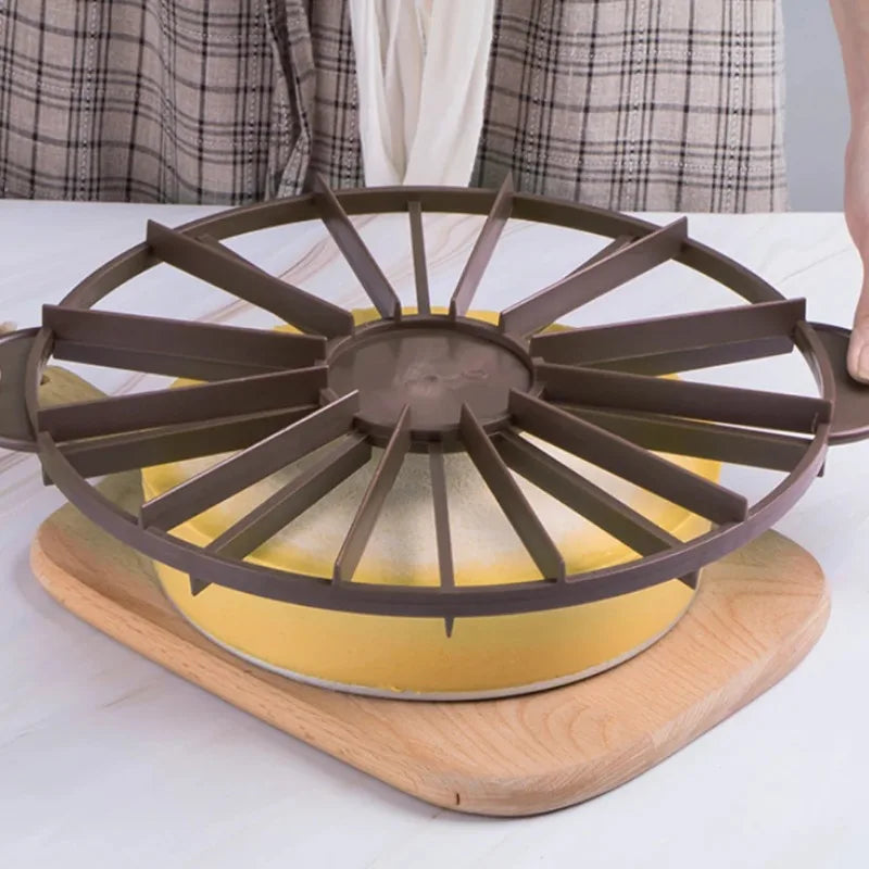 Brot Kuchen Teiler für gleiche Portionen Schneidemarkierung Backwerkzeug