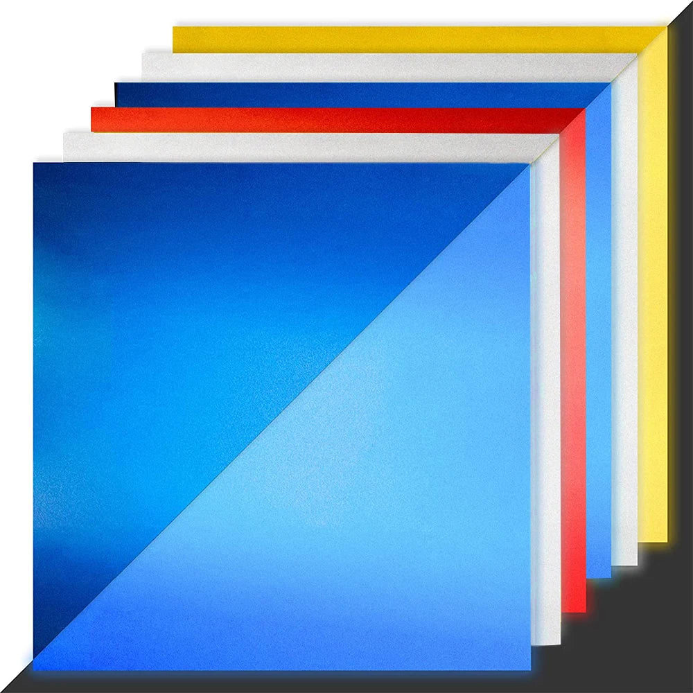Reflektierende selbstklebende Vinylfolie in 4 Farben zum Basteln