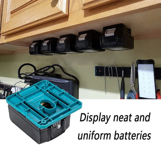 Akku Wandhalterung 18V Li-Ion Batterien Lagerung Dock Halter