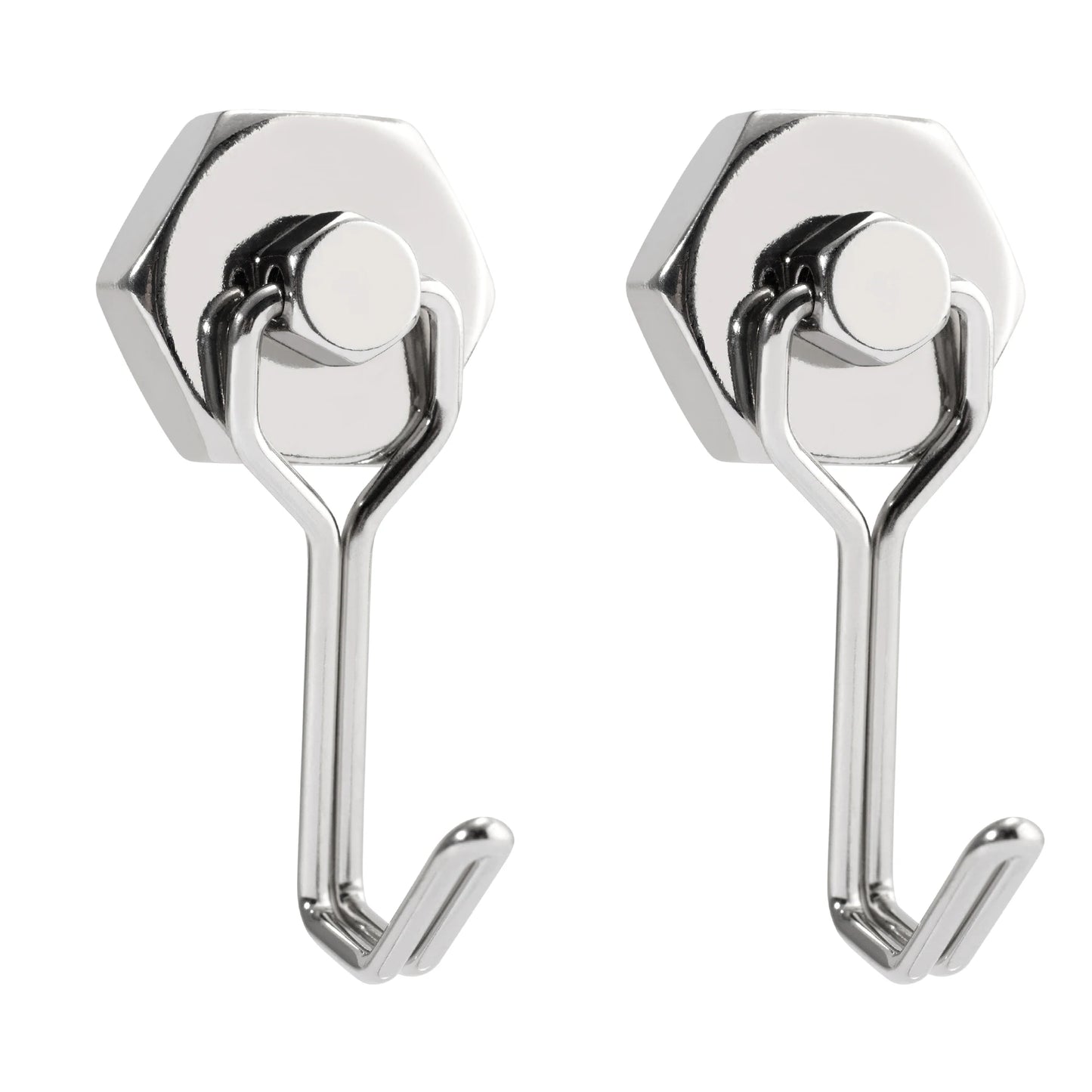 2er Set starke magnetische Haken für Küche Kühlschrank und Bad