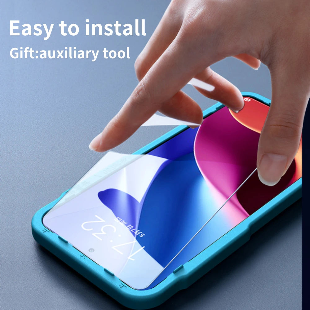 SmartDevil Displayschutzglas für Xiaomi POCO F5 X5 F6 X7 Pro M3 M4