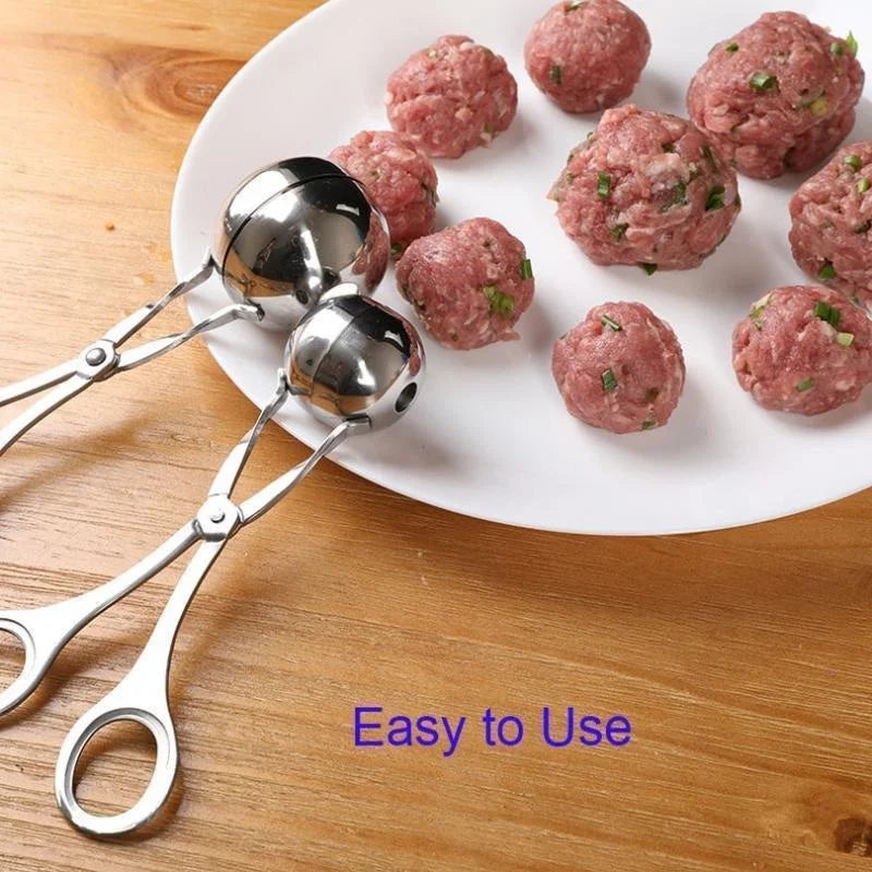 Antihafte Edelstahl-Bällchenformer in 3 Größen – Perfekte Fleisch- und Reisbällchen schnell