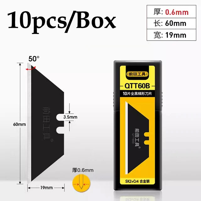 Multifunktionales Faltmesser aus Zinklegierung für präzises Schneiden