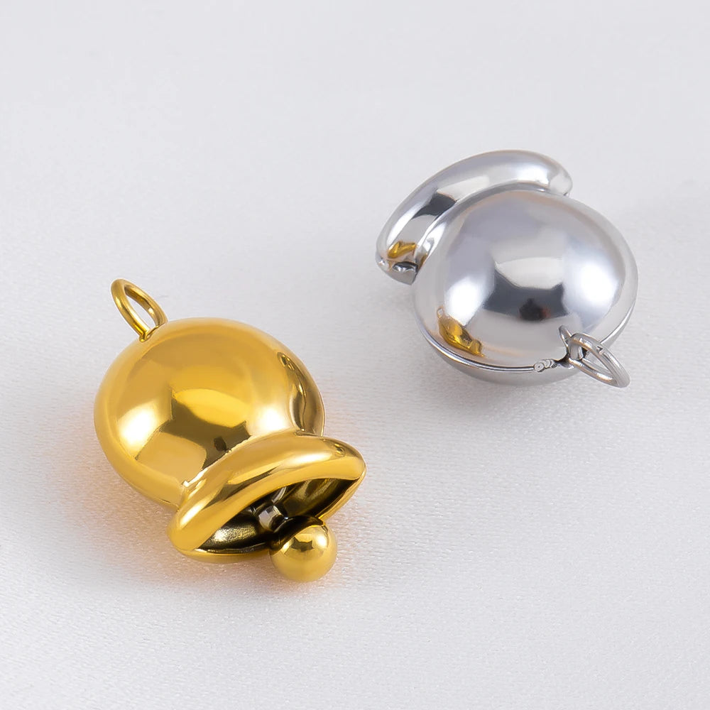 5 Stück Edelstahl Anhänger Gänseblümchen Herz Stern Glocke für Schmuck DIY-Yabubest - Home & More