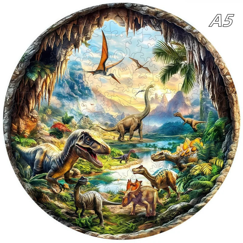 Förderndes 3D Holzpuzzle für kreatives Lernen und Spaß