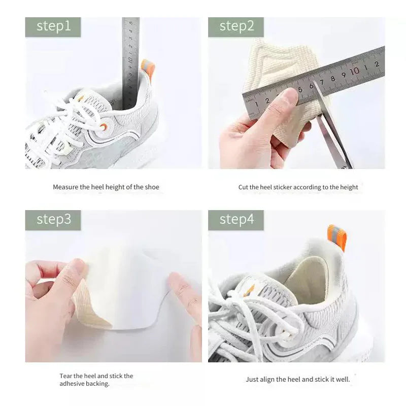 Einstellbare gepolsterte Einlegesohlen mit Dämpfung und Fersenschutz