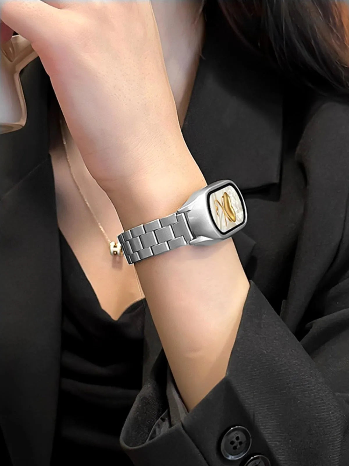 Edelstahl Ersatzarmband für Xiaomi Mi Band 3-7 – Stilvoll - Verstellbar