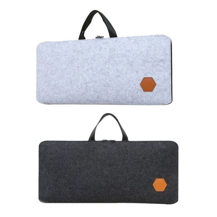 Tragbare Tastatur Aufbewahrungstasche aus Filz wasserdicht-Yabubestshop