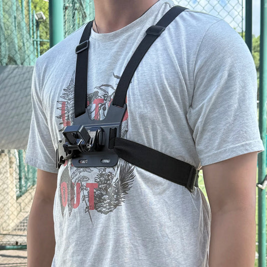 Verstellbarer Brustgurt für Action-Kameras und Sportkameras