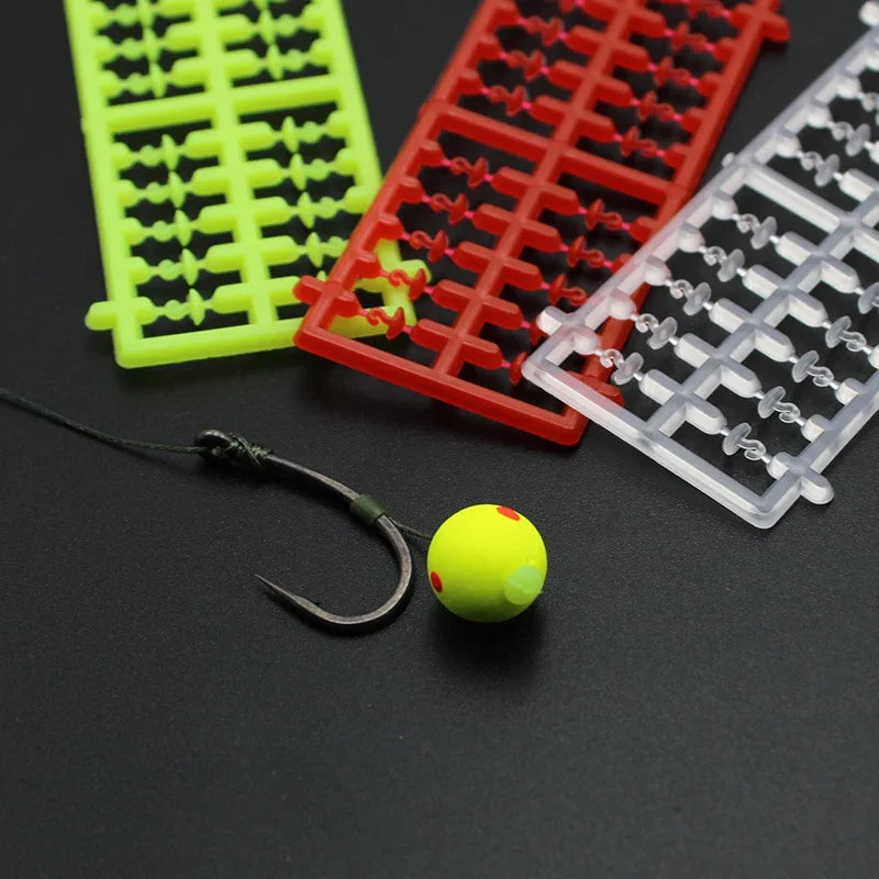 10er Pack Karpfenstopper für Boilies Pellets Mais Haar-Rig Angelzubehör