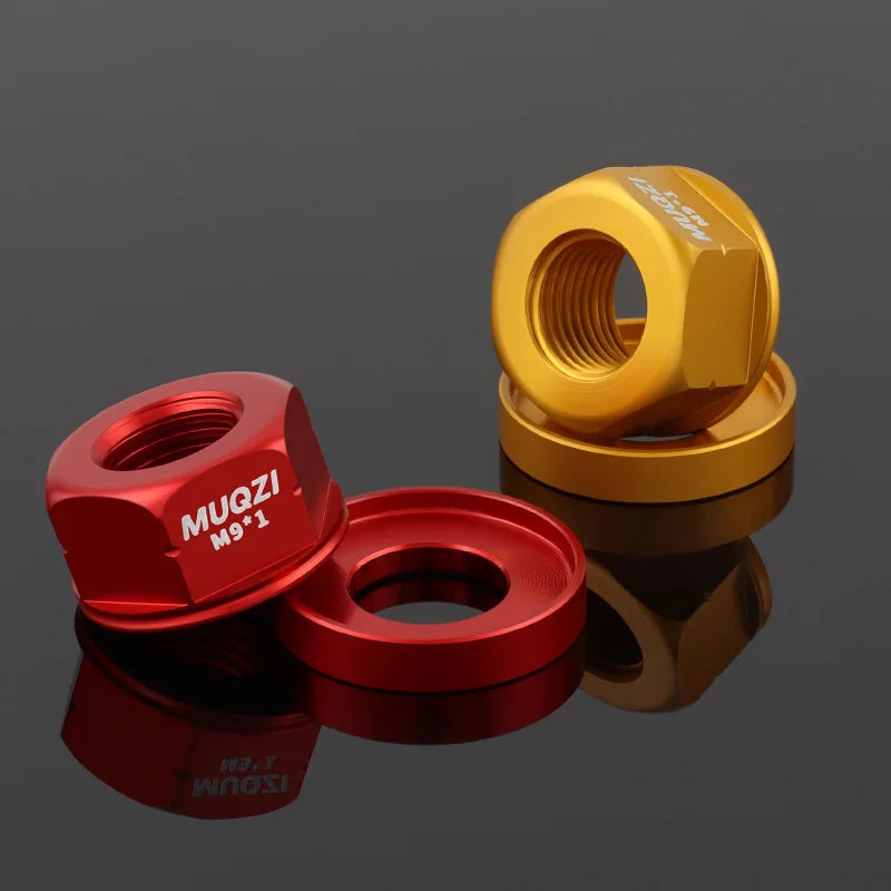 Fahrrad Radnaben Achsmuttern M9 M10 für Mountainbike Faltrad - Sicherer Halt