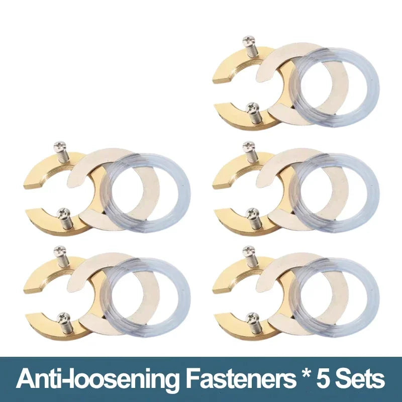 Wasserhahn Anti-verlieren Mutter Kappe C Typ Wasserhahn Wasserhahn Befestigung Fitting Kit Waschbecken Werkzeuge Küche Befestigung Sicherungsring Unterlegscheibe leuchte Teile-Yabubest - Home & More