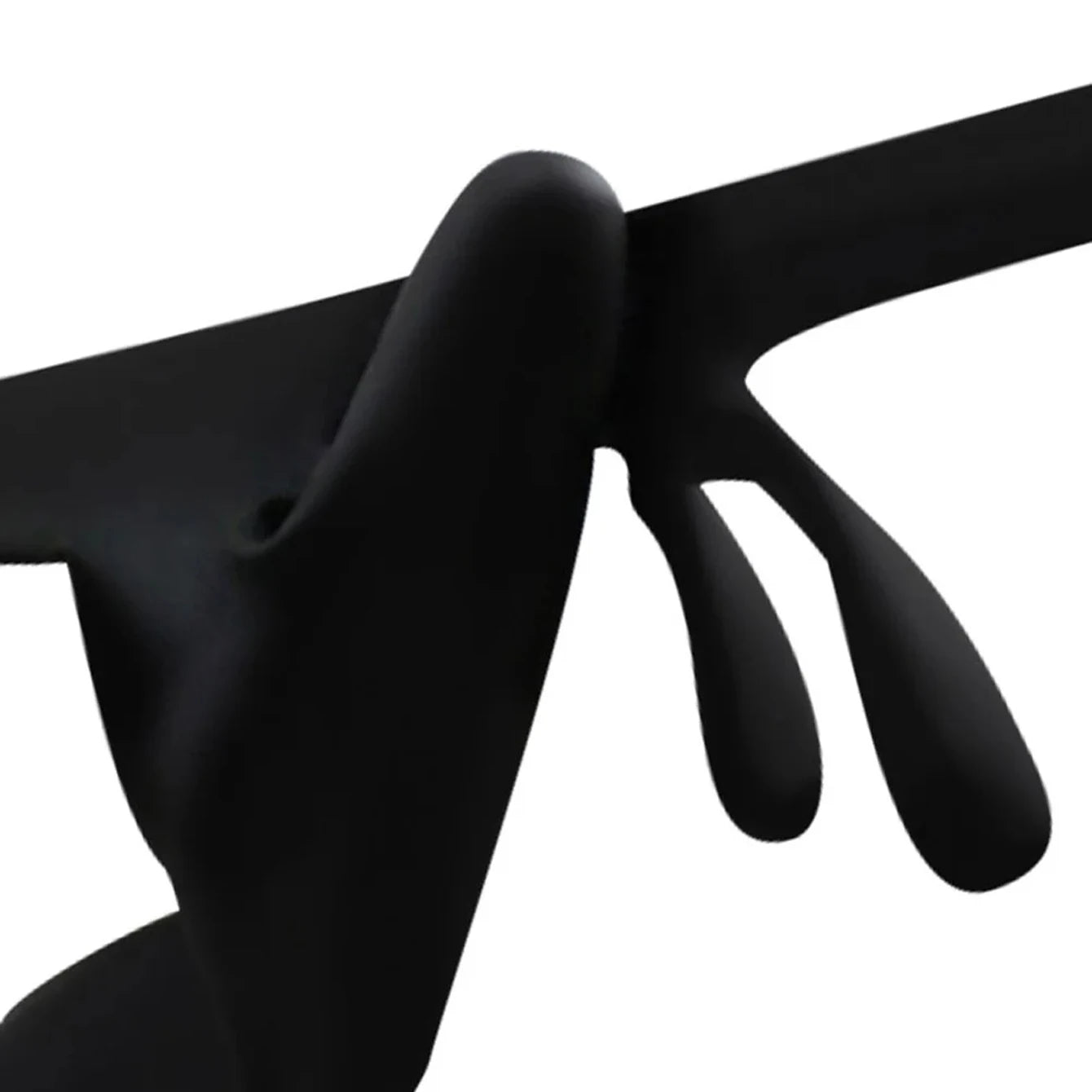 Reinigungshandschuhe Silikon Gummi mit Peelingfunktion in 3 Größen Schwarz