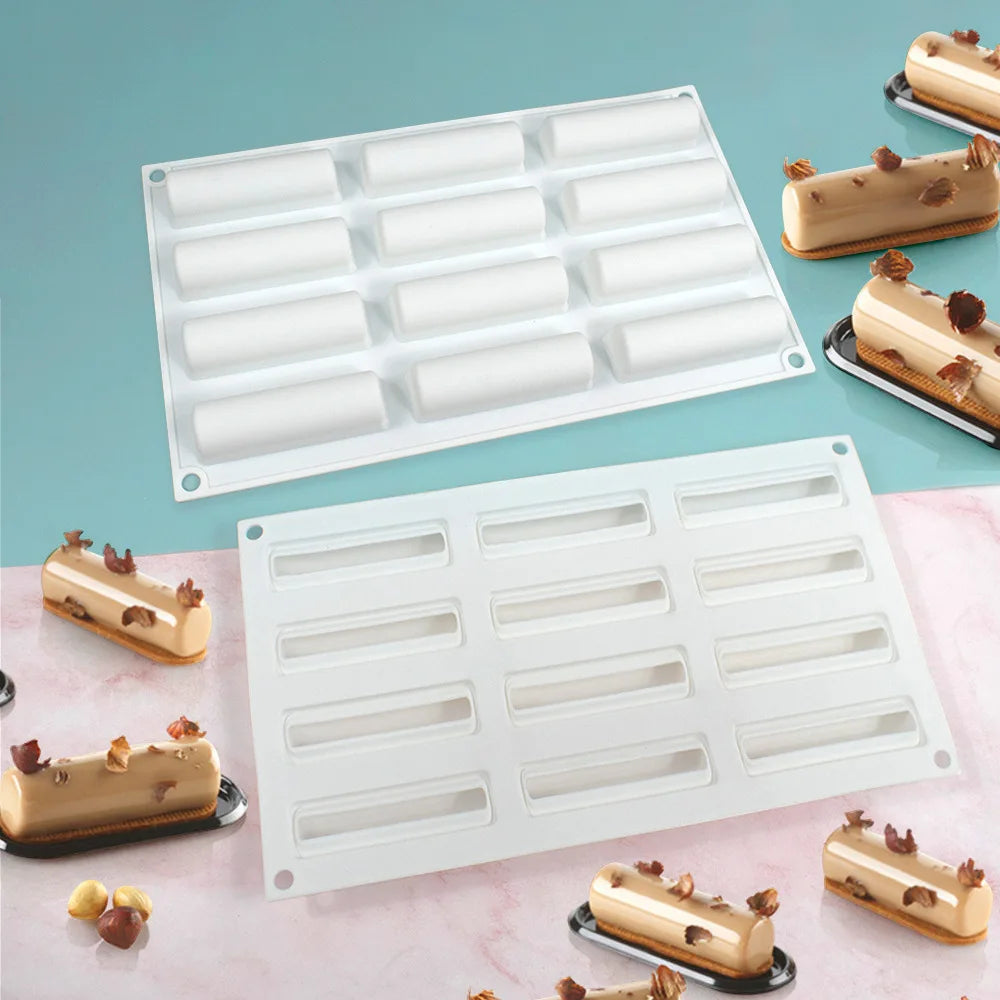 Ovale Silikon Mousse Kuchenform für hausgemachte Desserts