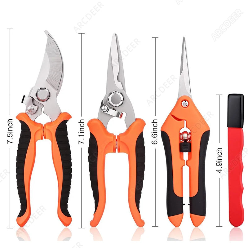 Praezisions Gartenschere fuer Blumen Kraeuter und kleine Zweige