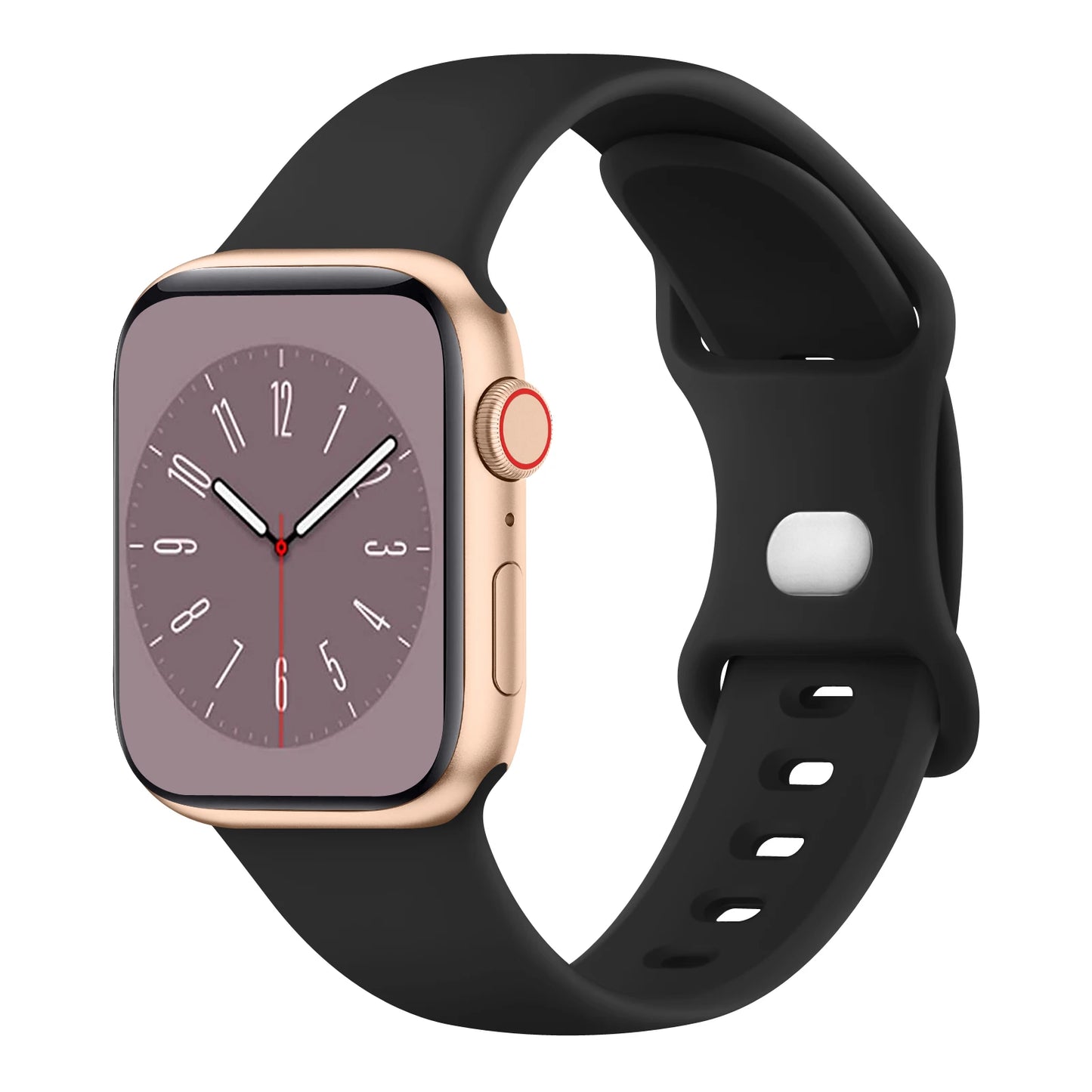 Weiches Silikonarmband für Smartwatches mit vielseitiger Größenkompatibilität
