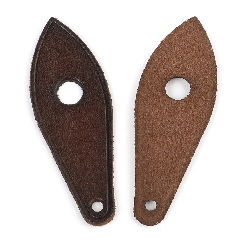 2 Stück DIY Echtleder Zip Puller Ersatz Reißverschlussköpfe für Nano Speedy Gepäck Rucksack Jacke Koffer Tasche Zubehör-Yabubest - Home & More