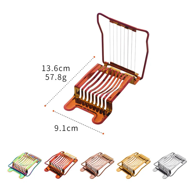 Edelstahl Eierschneider Küchenhelfer manuell – Multifunktionaler Teiler