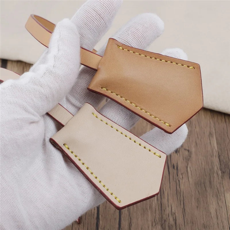 Benutzerdefinierte Initialen, neues gepflanztes Leder, echtes Leder, Vintage-Leder-Anhänger für Tasche zum Aufhängen, Reise-Anhänger, Taschenzubehör-Yabubest - Home & More