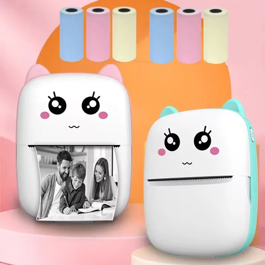 Tragbarer kabelloser Mini Thermodrucker mit Bluetooth