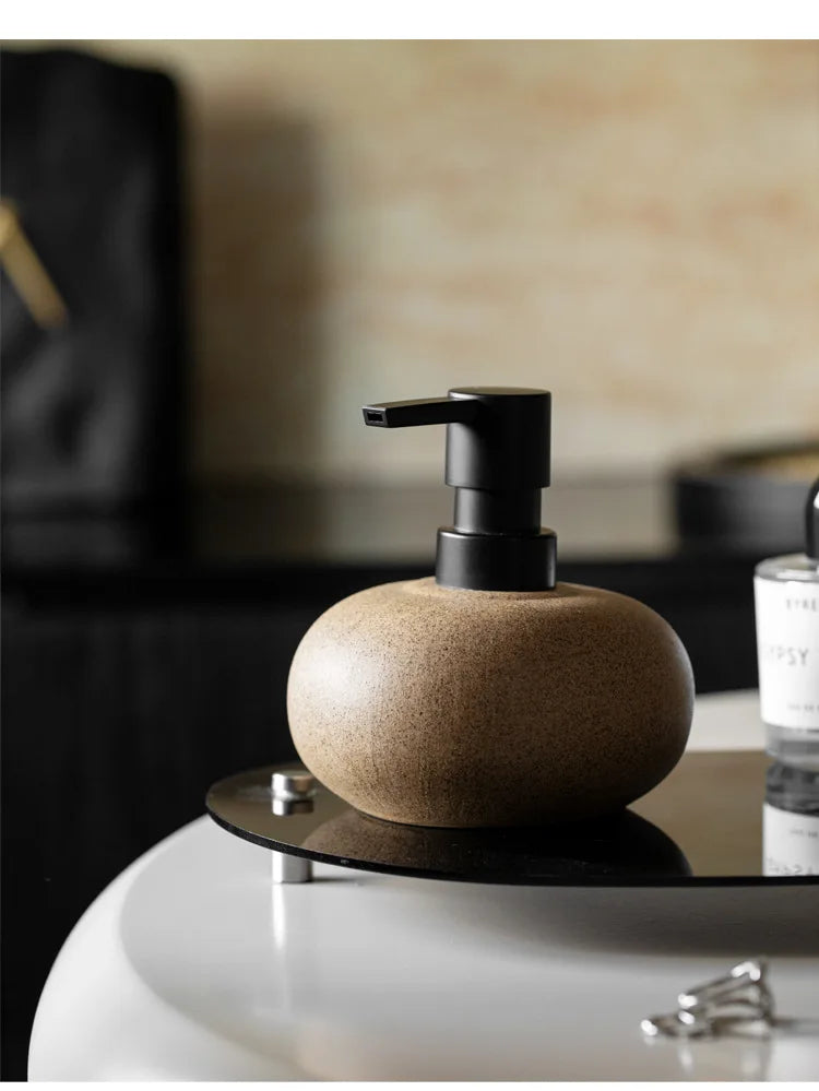 Keramik Spenderflasche für Lotion und Flüssigseife 300ml