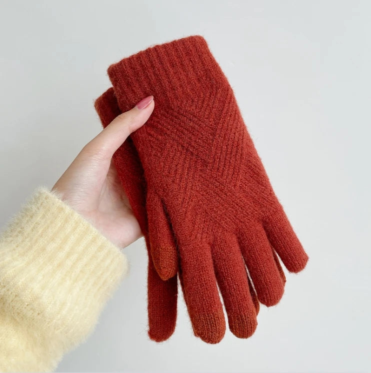 Unisex Touchscreen Handschuhe Winter winddicht warm doppellagig