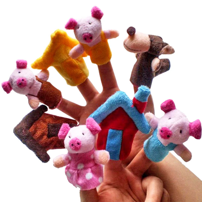 Interaktive Cartoon Fingerpuppen für Eltern Kind Spielen